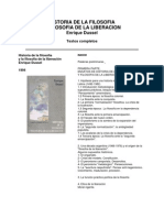 [Enrique Dussel] Historia de la Filosofía y Filosofía de la Liberación