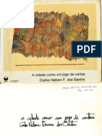 SANTOS, Carlos Nelson F. Dos - A Cidade Como Um Jogo de Cartas (1)