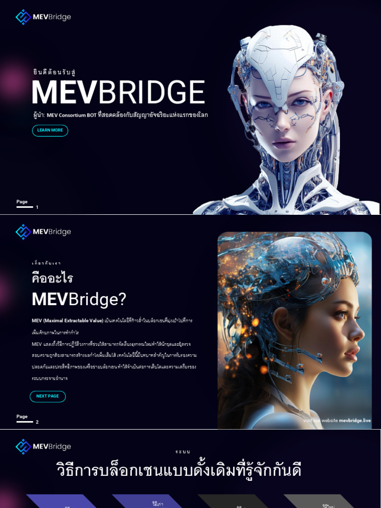 (Thai) Mevbridge Bot Technology | PDF