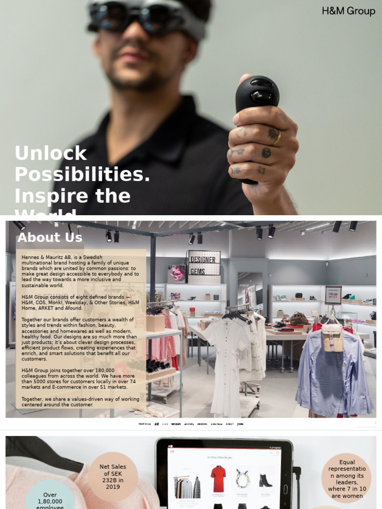 H&M Group: Inspiring Sustainable Fashion | PDF | Sustainability ...