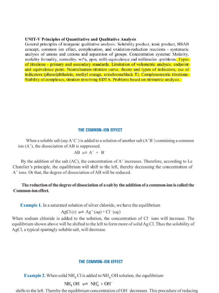 Principles of Quantitative and Qualitative Analysis Class | PDF