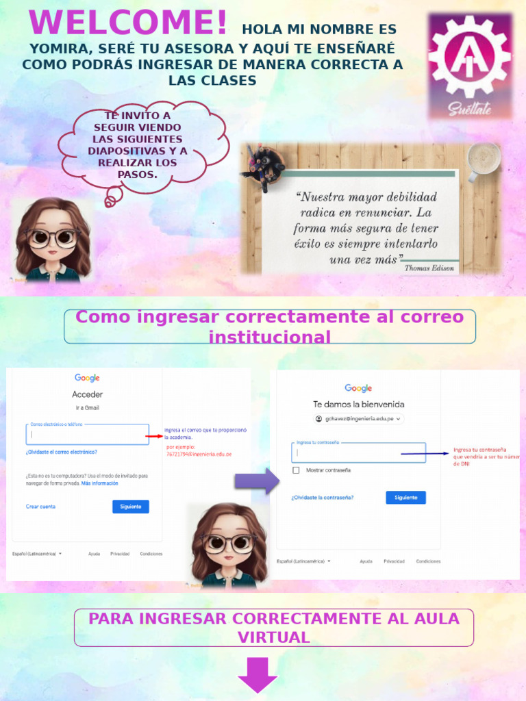 Como Ingresar Al Aula Virtual y A Las Clases Turno Tarde | PDF