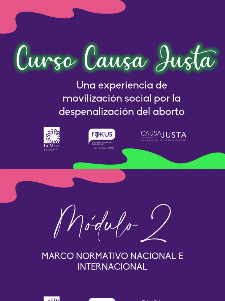 Contenidos Del Módulo 2 - MARCO NORMATIVO NACIONAL E INTERNACIONAL ...