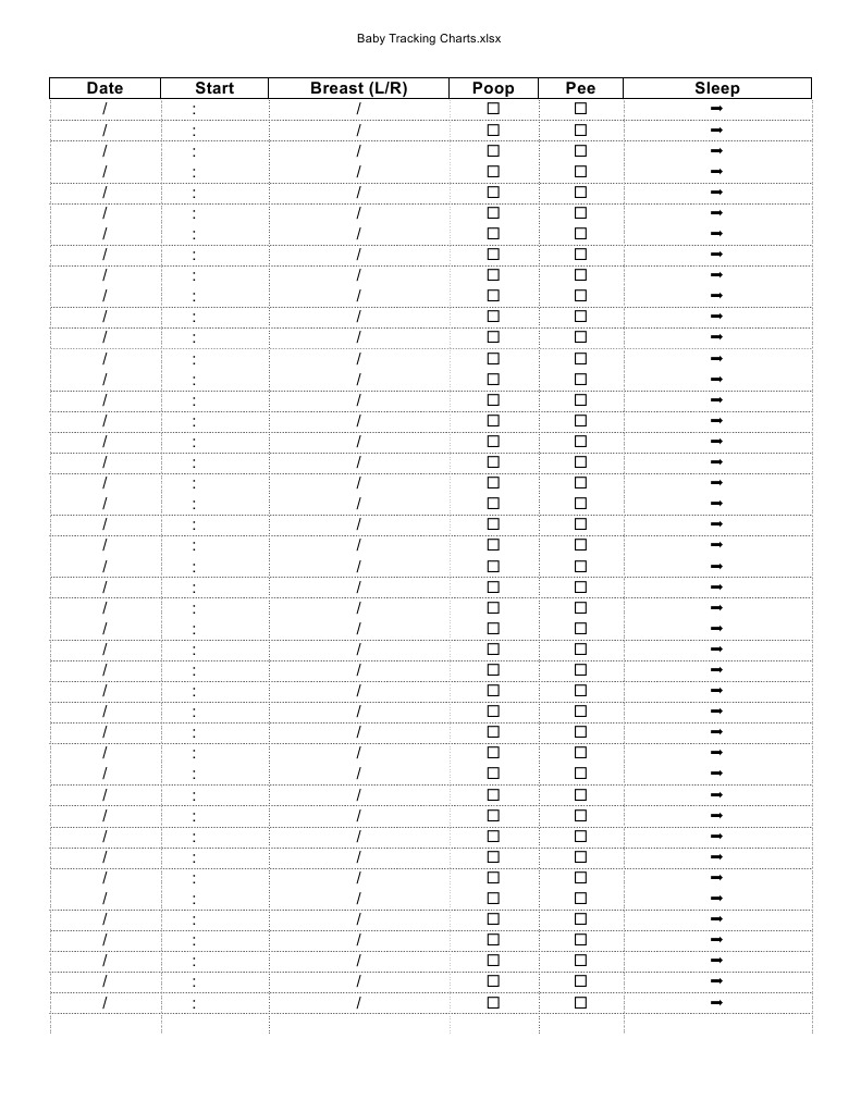 Baby Tracking Charts | PDF