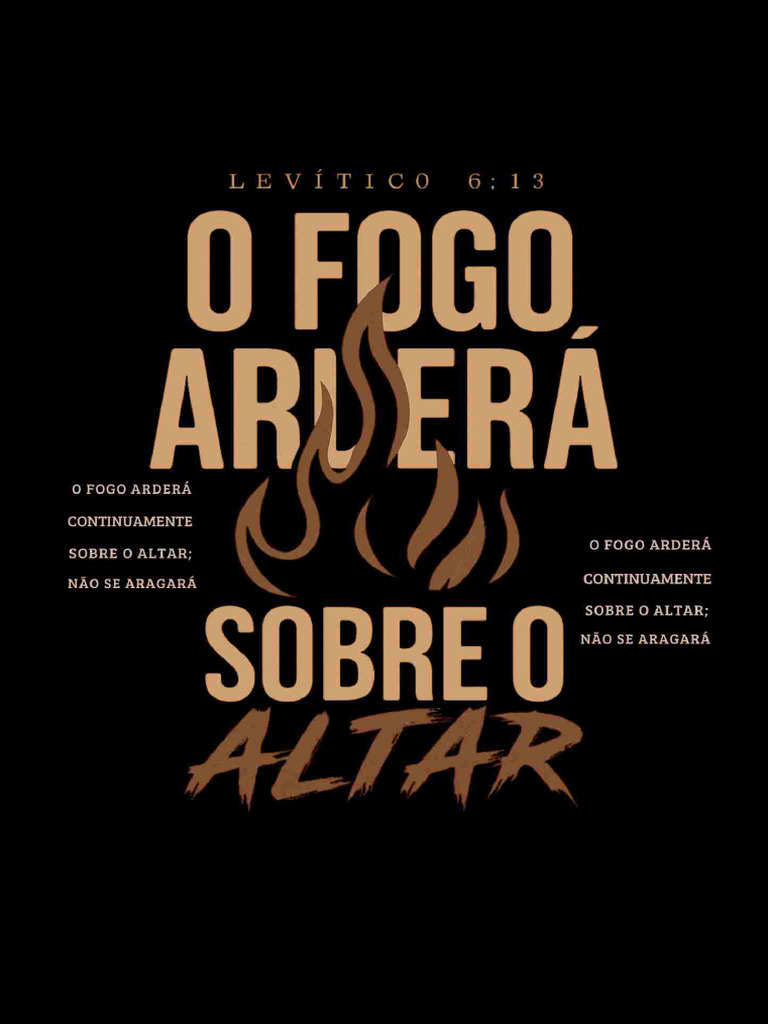 O Fogo Arderá Sobre o Altar | PDF