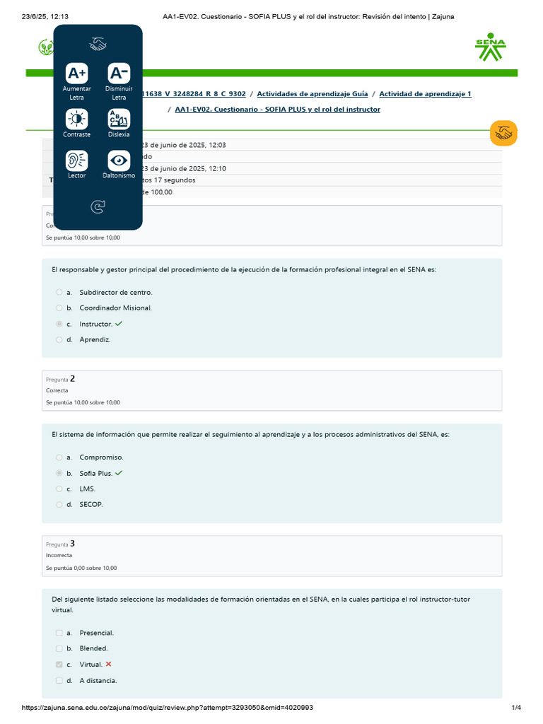Sofia Plus: Rol del Instructor en SENA | PDF | Modificación de ...