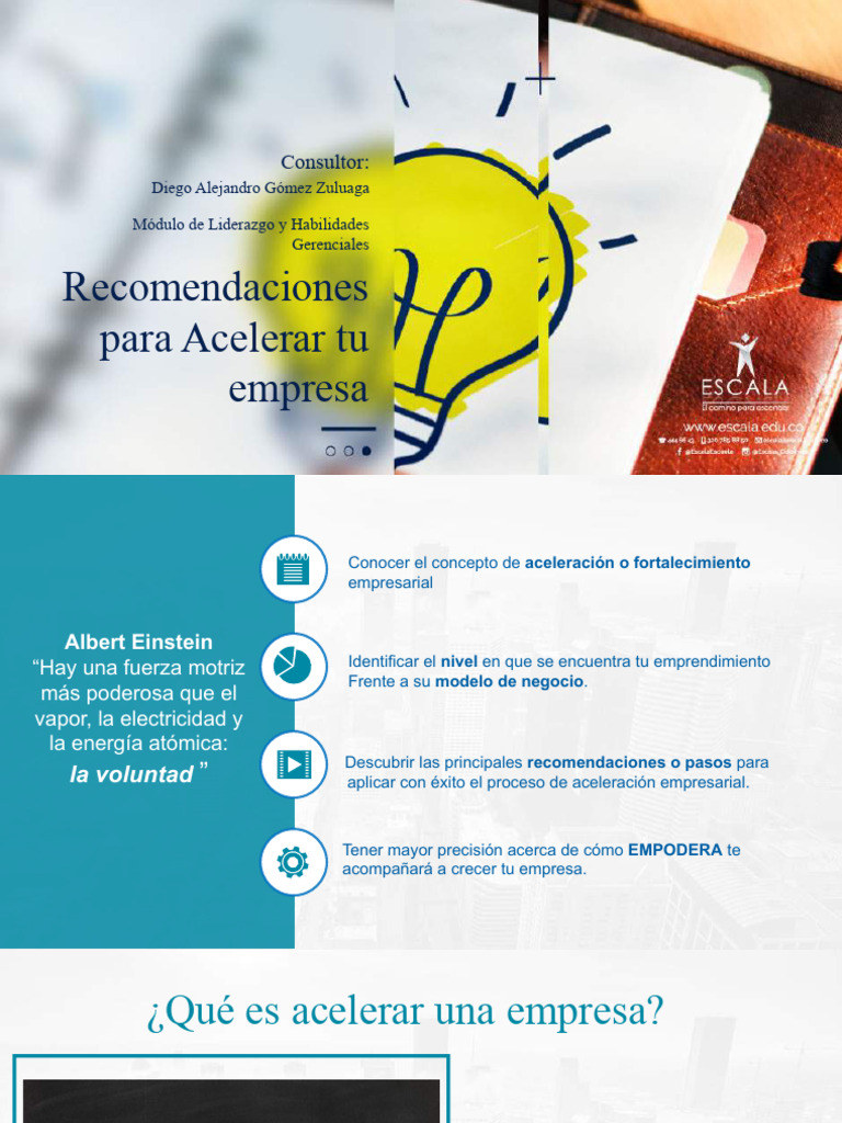 Acelera el Crecimiento de tu Empresa | PDF | Modelo de negocio | Business