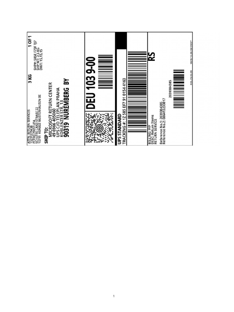 ShippingLabel CON1TNV1R673 | PDF