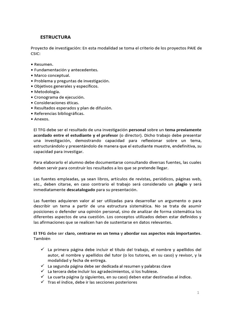 Estructura de un Pre Proyecto de Investigación | PDF | Hipótesis | Teoría