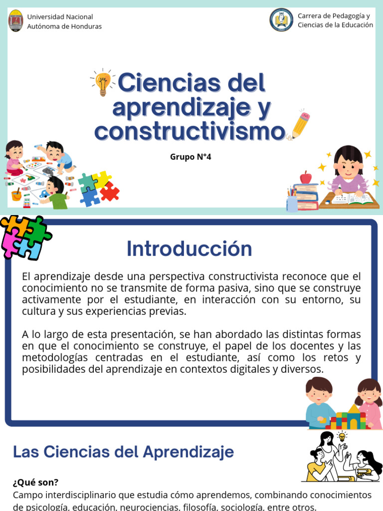 Aprendizaje Constructivista y Digital | PDF | Constructivismo ...