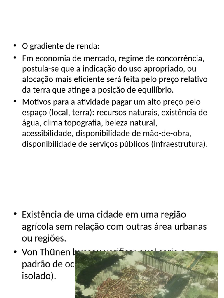 Gradiente de Renda e Uso da Terra | PDF | Agricultura | Economia