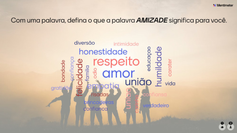 Com Uma Palavra Defina o Que a Palavra Amizade Significa Para Voce | PDF