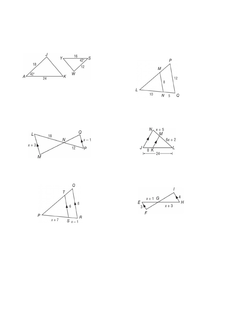 Similar - Triangles Interactive | PDF