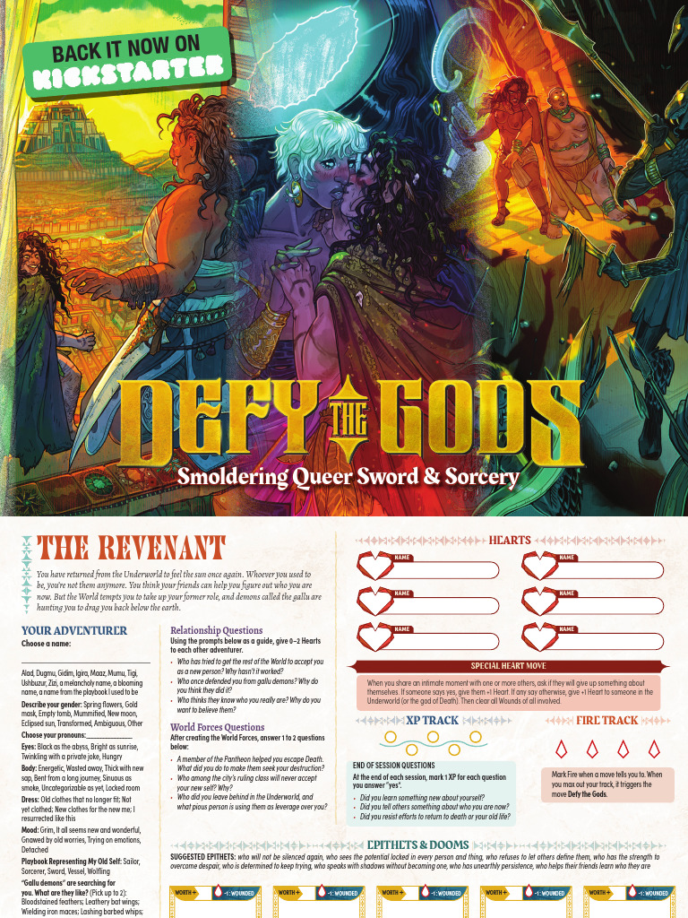 Smoldering Queer Sword & Sorcery Guide | PDF
