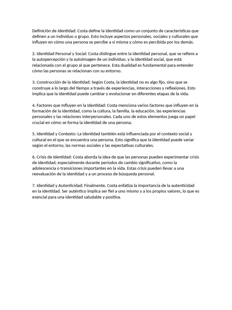 Costa | PDF