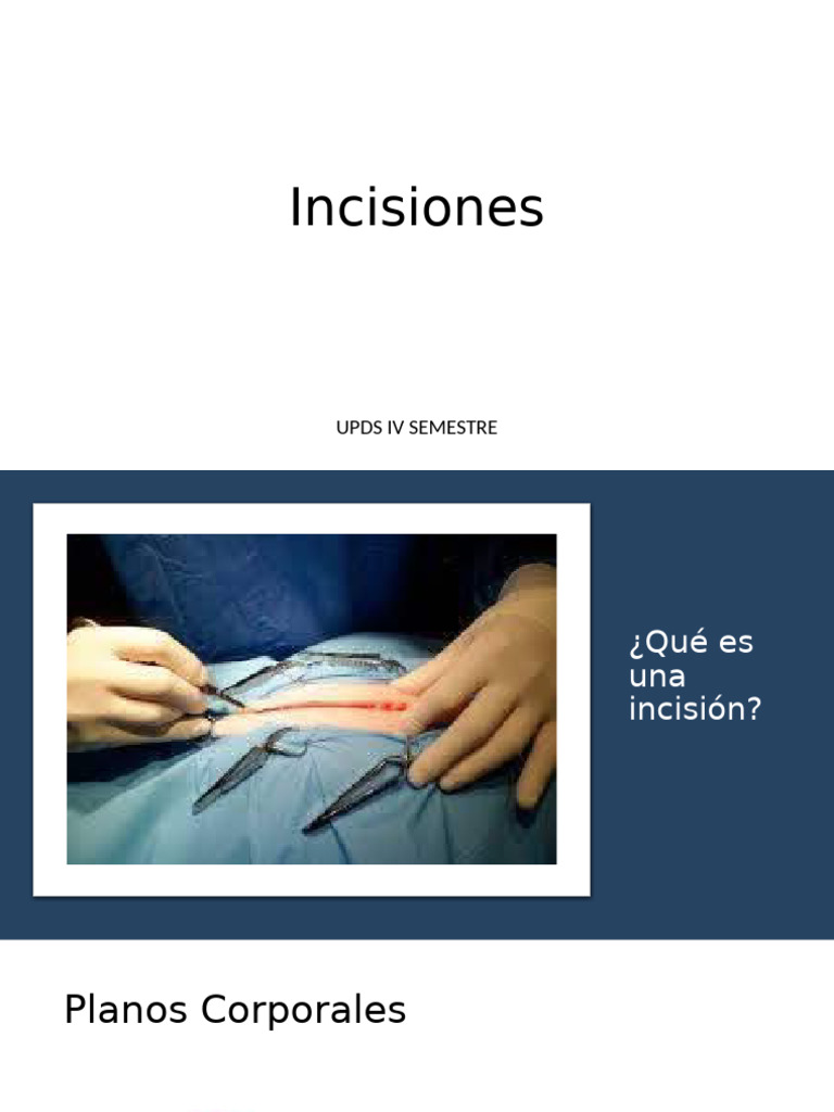 Incisiones | PDF