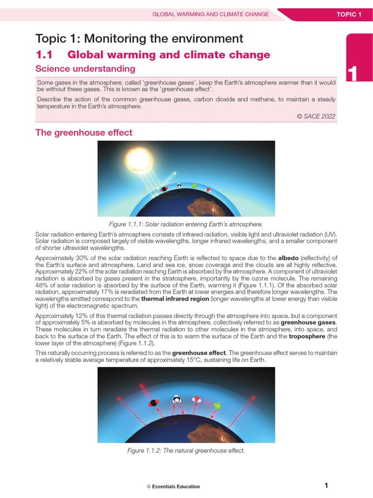 Greenhouse Gases and Global Warming Explained | PDF | Greenhouse Effect ...