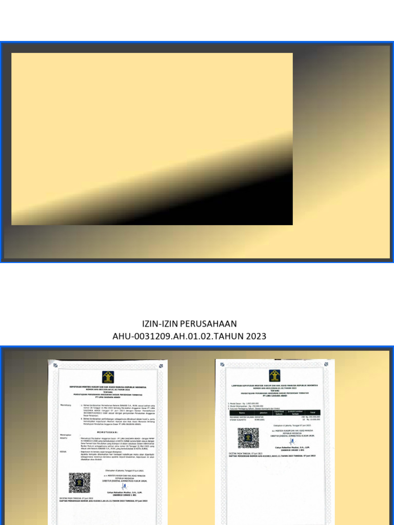PT Lima Saudara Abadi | PDF