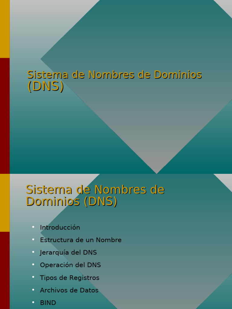 Dns 3 | PDF | sistema de nombres de dominio | Protocolos de capa de red
