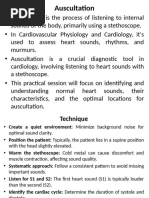 Auscultatory Areas | PDF | Heart Valve | Heart