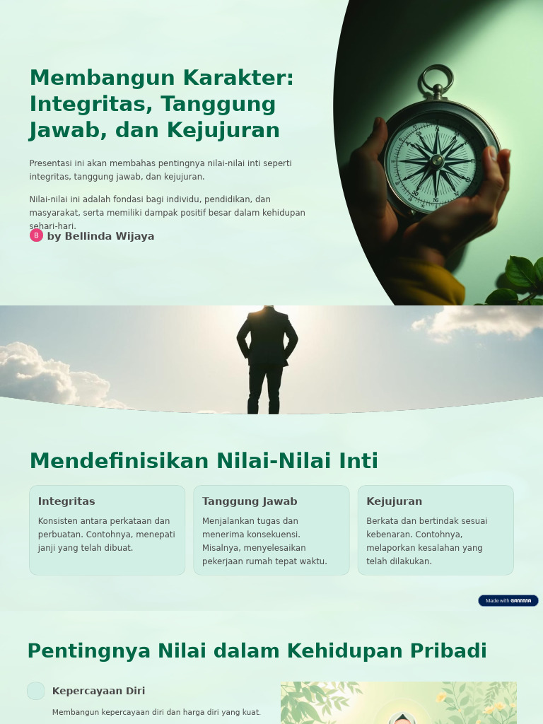 Pentingnya Integritas dan Kejujuran | PDF