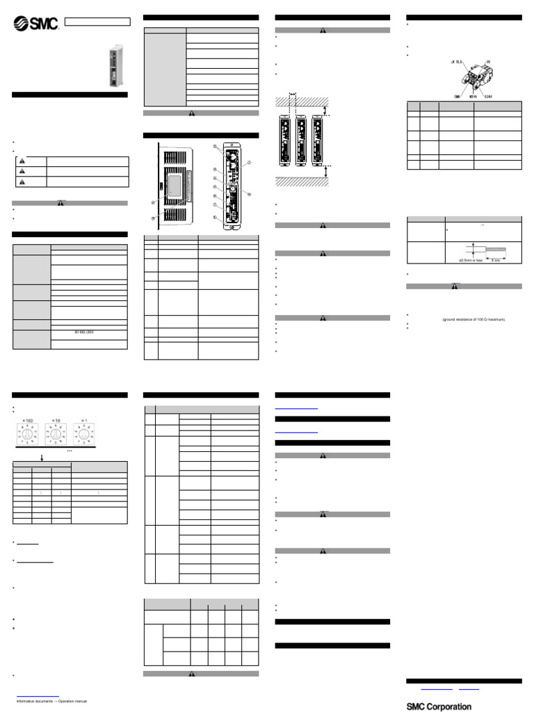 JXC91 Step Motor Controller Manual | PDF | Electrical Connector ...