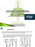 TÉCNICAS DE LAS INSTALACIONES ELÉCTRICAS