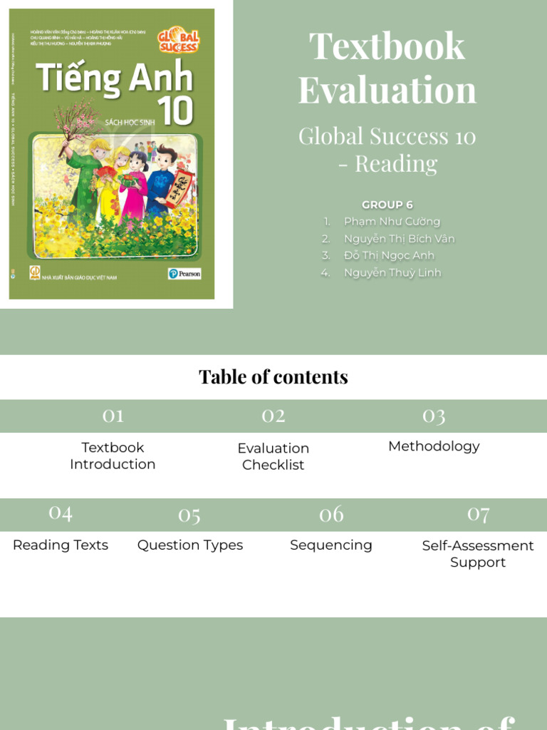Evaluation of Grade 10 English Textbook | PDF | Reading Comprehension ...
