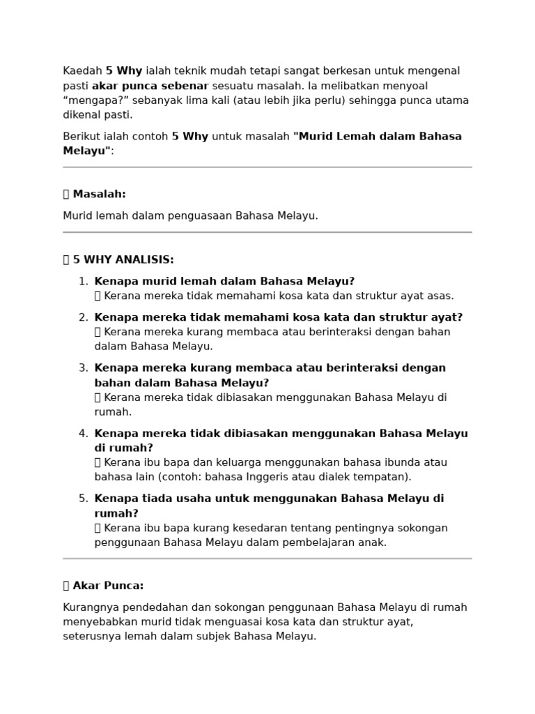5 Why | PDF