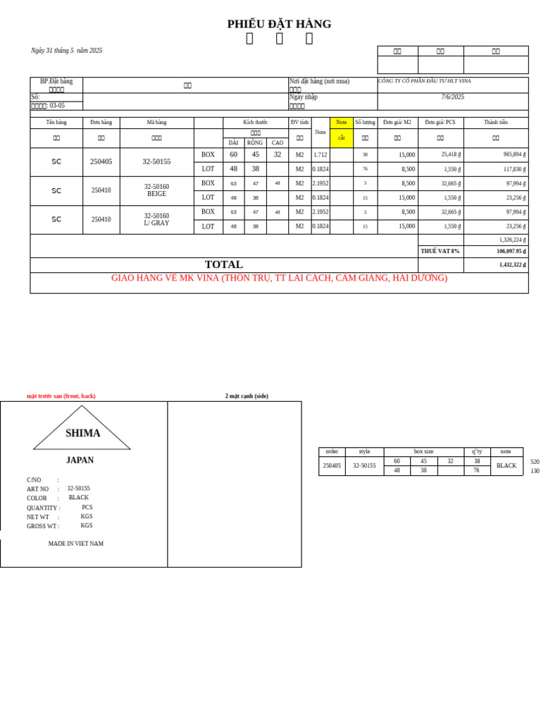 DH Thùng BS 250405, 250410 | PDF