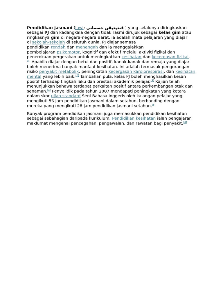Nota PJPK 1 | PDF