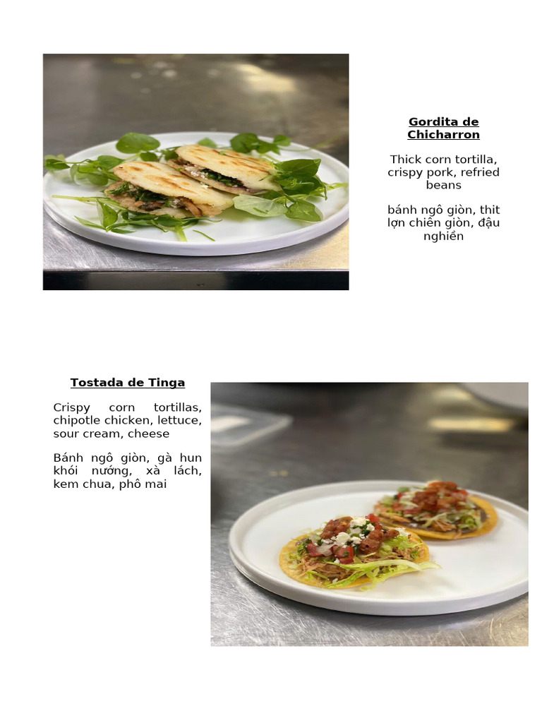 Mễ menu | PDF
