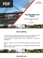 Tasa Nominal y Efectiva en Finanzas | PDF | Interés | Interés compuesto