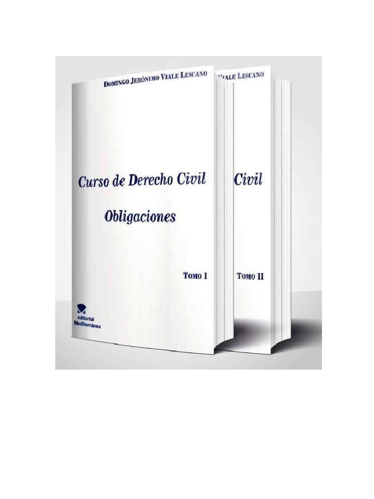 Curso de Derecho Civil Obligaciones | PDF