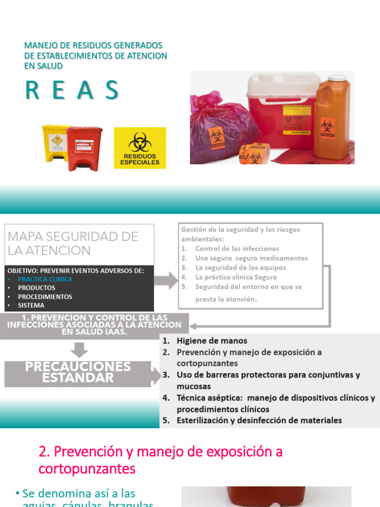 Clasificación y manejo de residuos REAS | PDF | Residuos | Gestión de ...