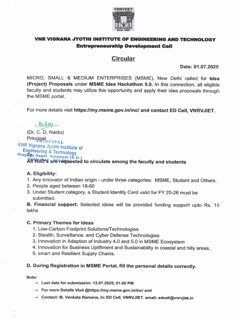 MSME Idea Hackathon 5.0 Details | PDF | Supply Chain | Logistics