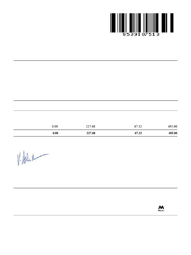 Nike India Tax Invoice - June 2025 | PDF | Government Finances | Trade