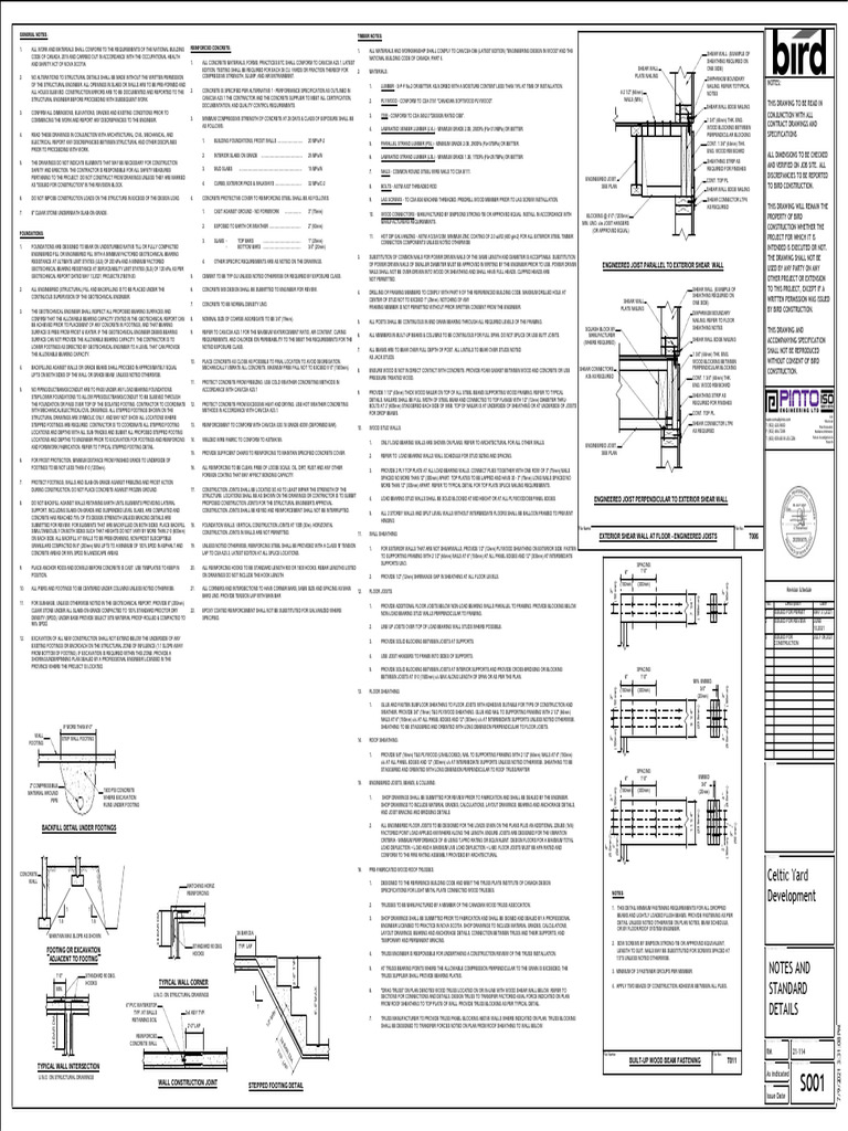 DCBA Roof Sheet Specifications | PDF | Framing (Construction) | Concrete