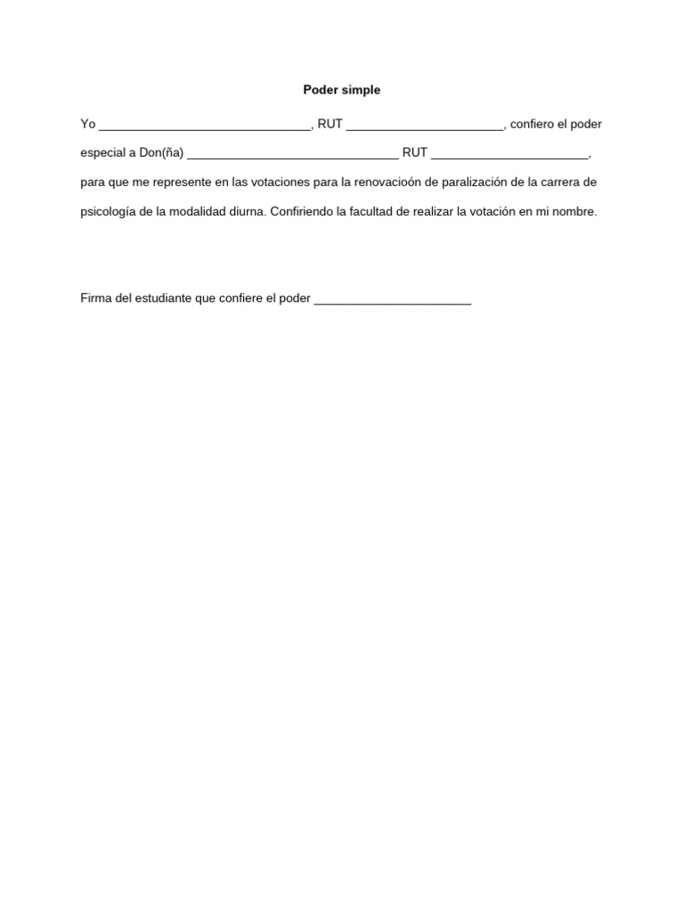 Poder Simple | PDF
