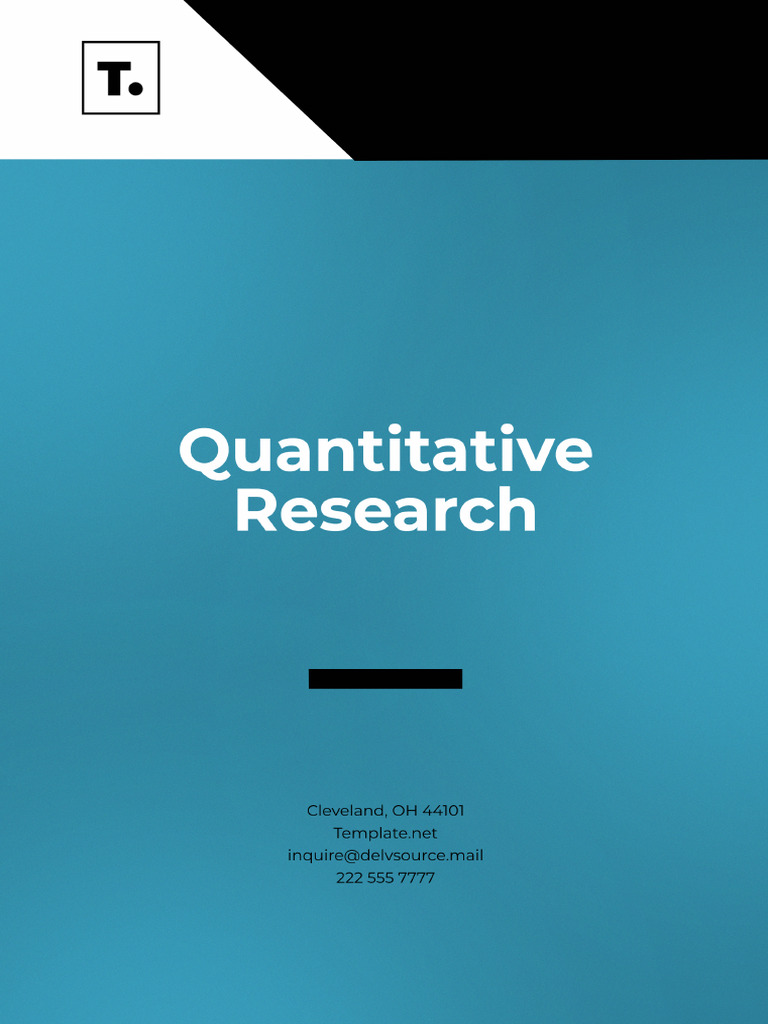 Free Quantitative Research Template | PDF