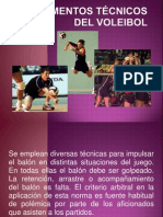 Fundamentos Tecnicos Del Voleibol