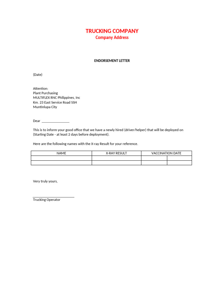 Deployment Notification for New Hire | PDF