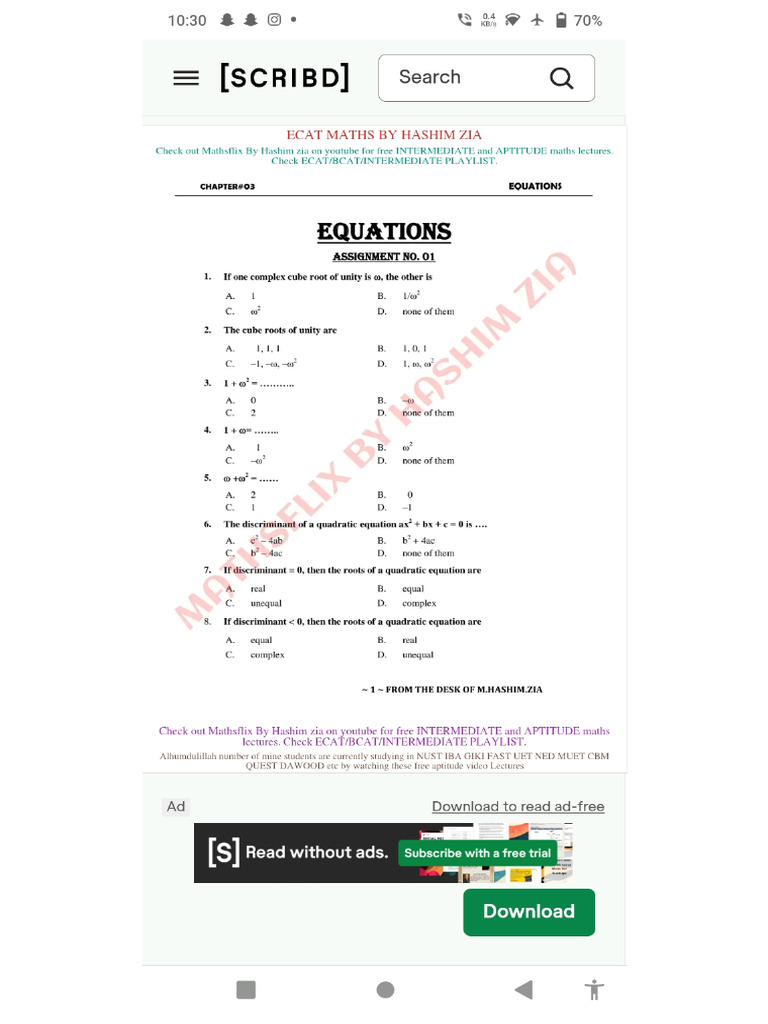 Math | PDF