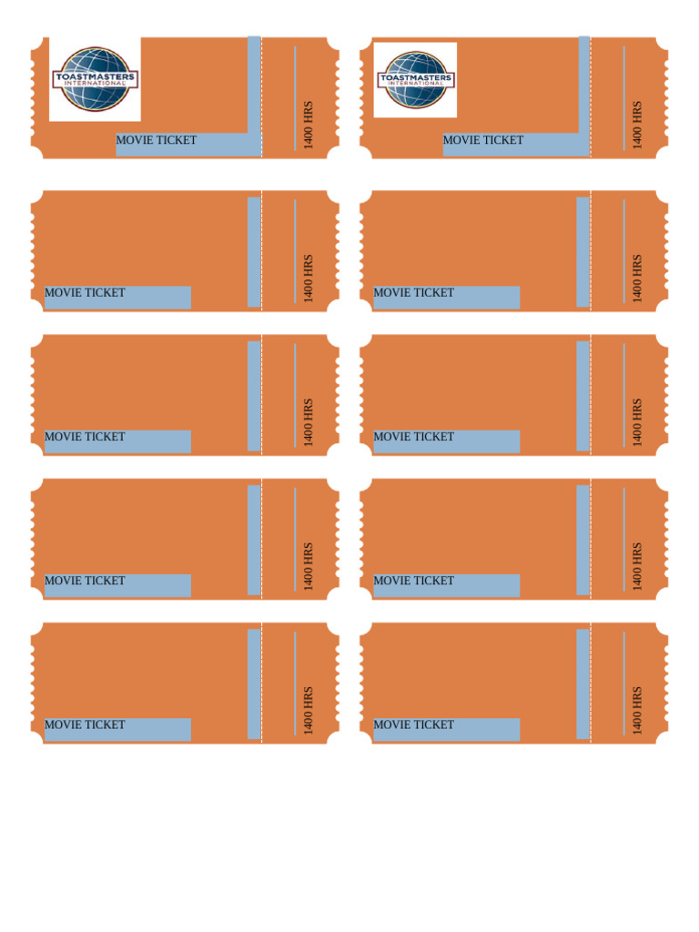Ticket Sample | PDF