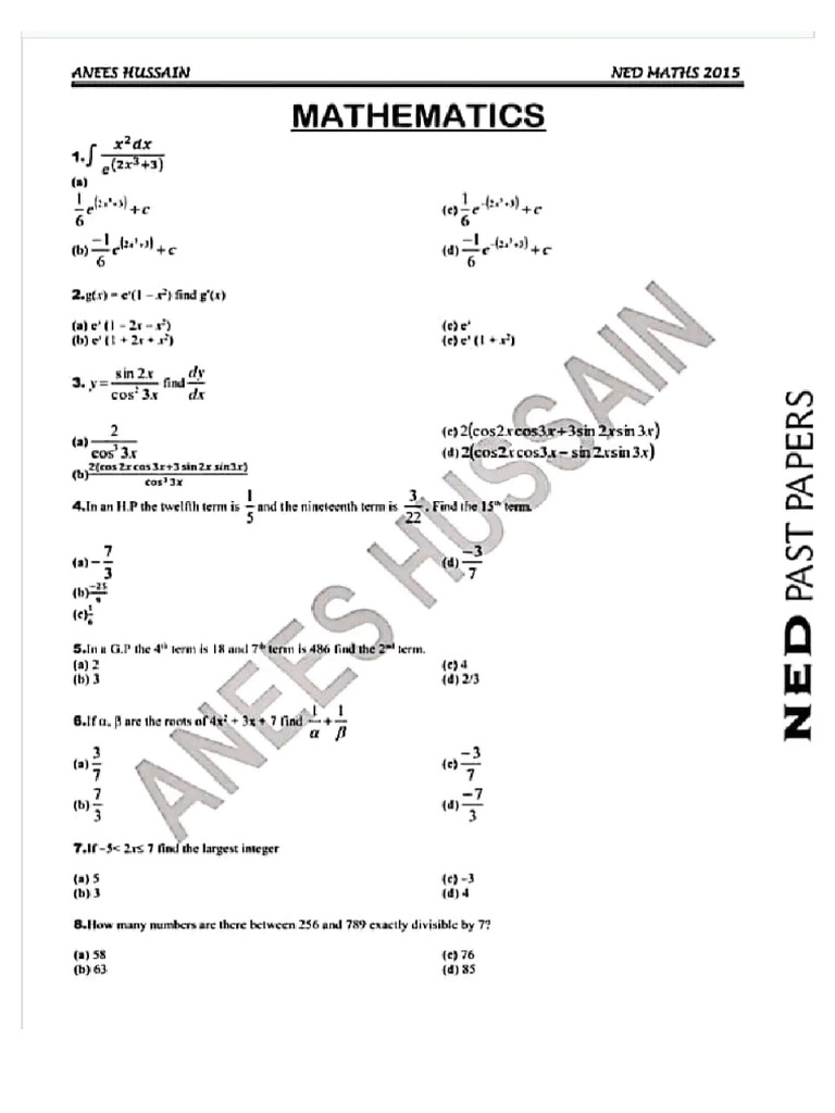 Math 15 - 21 | PDF
