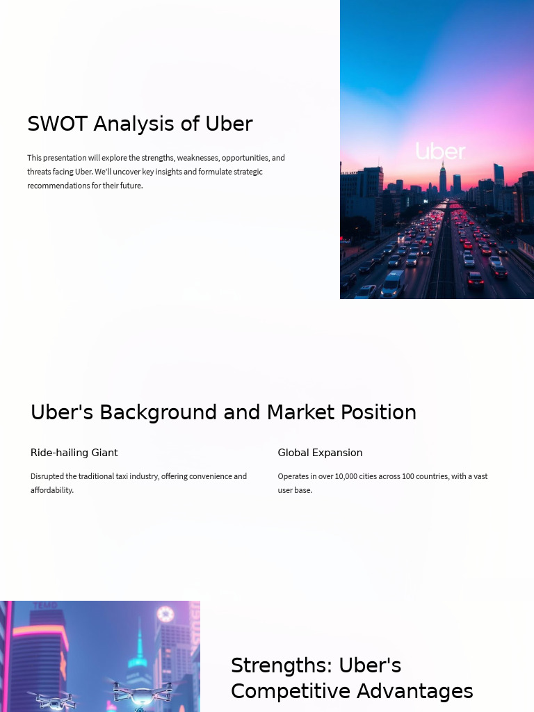 Uber SWOT Analysis 2024 Insights | PDF | Employee Retention | Brand