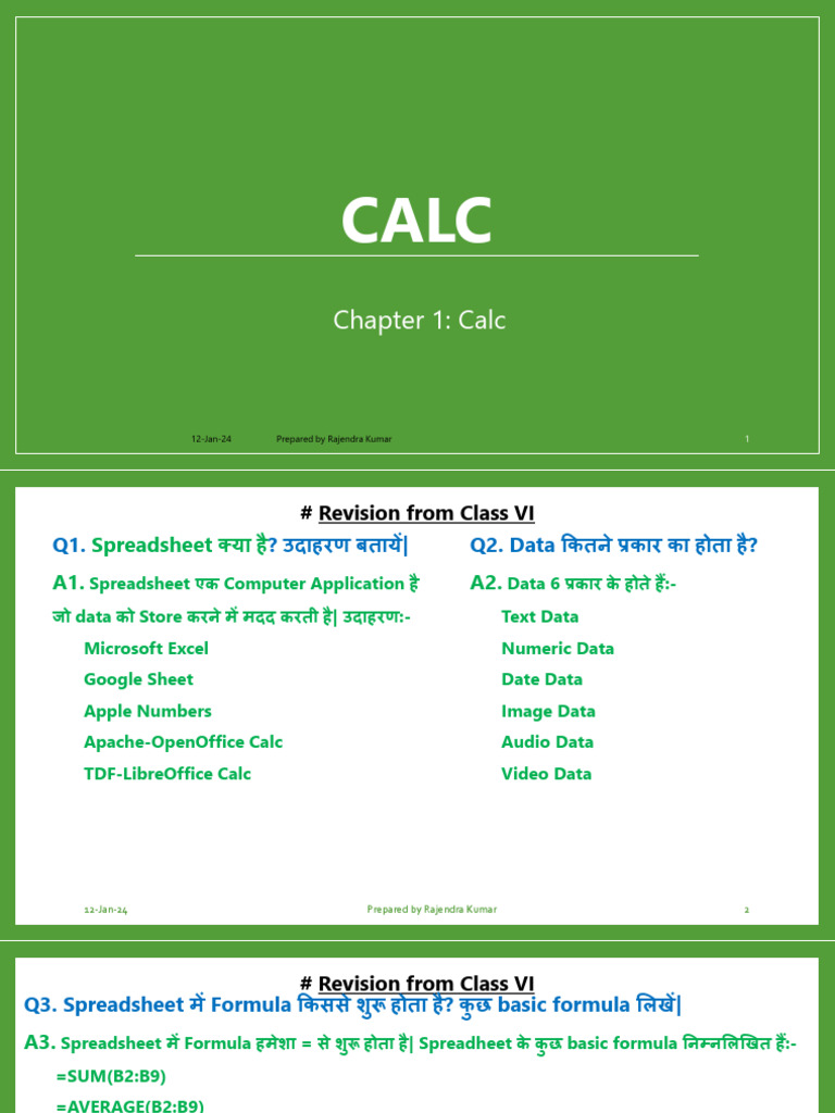 Class 8 Chapter 1 | PDF