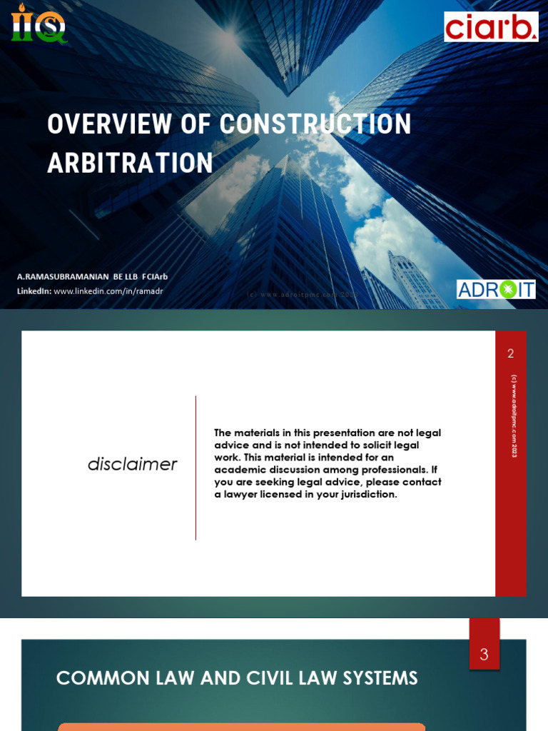 Overview of Contract Arbitration | PDF | Arbitration | Arbitral Tribunal