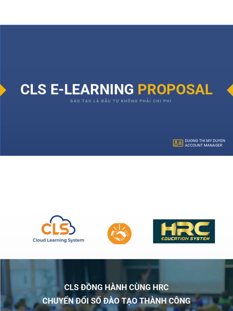 (HRC - CLS) Phương Án E-Learning | PDF