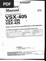 VSX-295, 405, 425